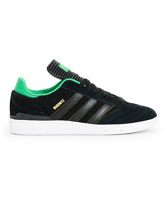 adidas Skate Copa Busenitz Black, Green, & Yellow Shoes | Zumiez