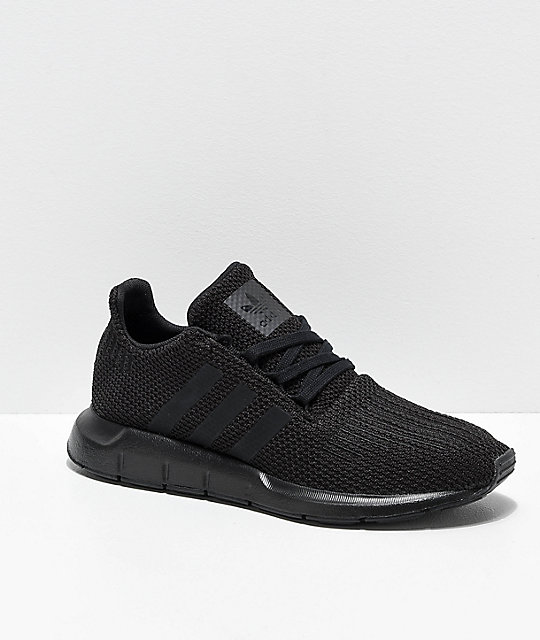 Adidas Swift Run Black Shoes Zumiez