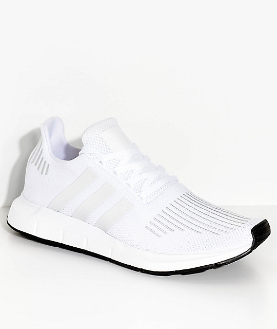 adidas swift run mens all white