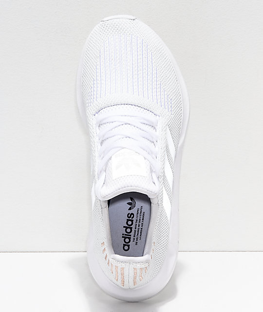 adidas white with gold stripes