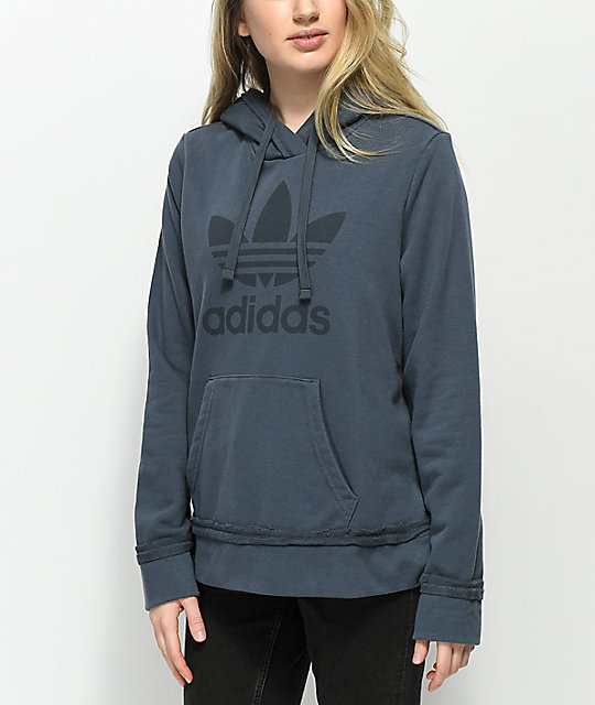 adidas women's trefoil graphic hoodie