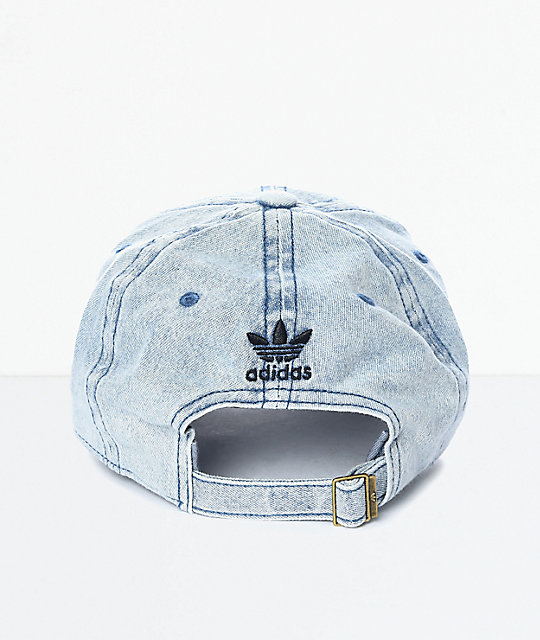 adidas Trefoil Denim Baseball Hat | Zumiez