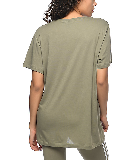 olive adidas shirt