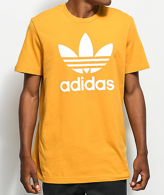 orange t shirt adidas