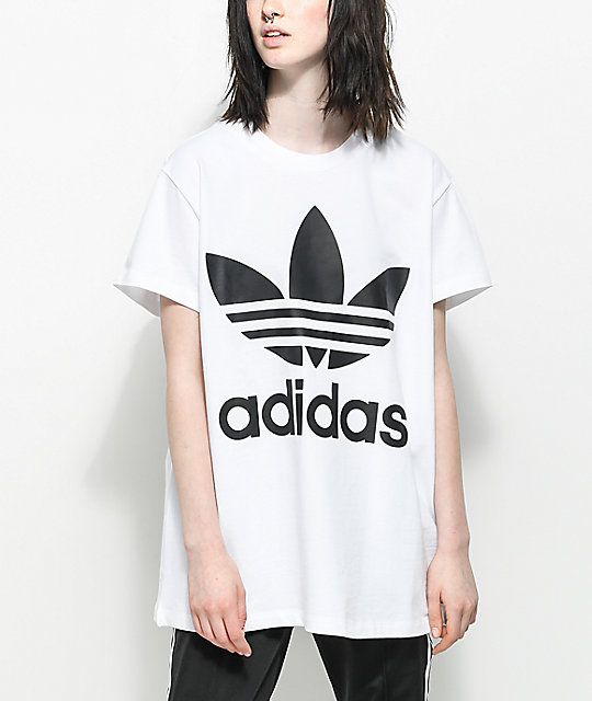 camisetas adidas blanco y negro