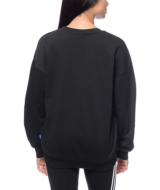 sudadera cuello redondo adidas