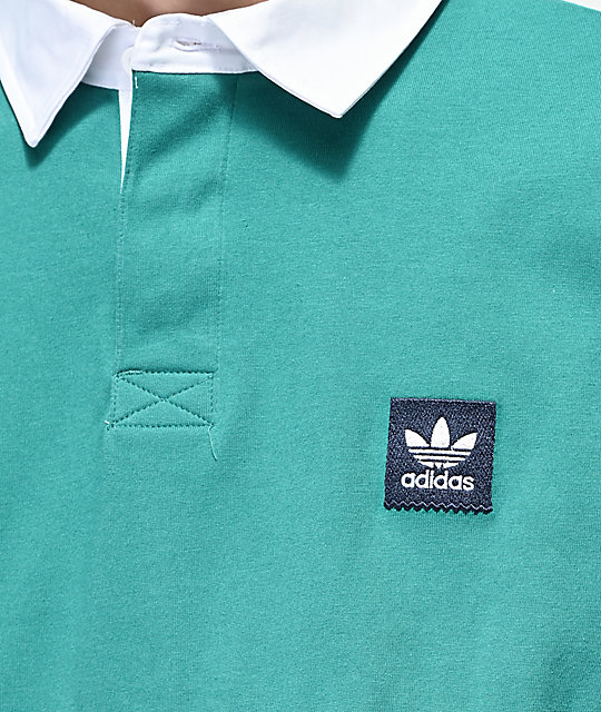 green adidas polo shirt