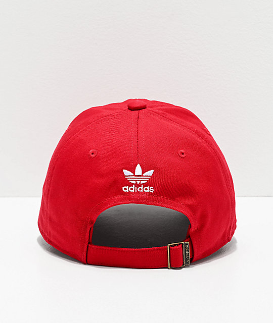 red adidas hat womens