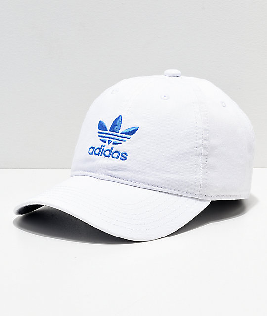 blue adidas visor