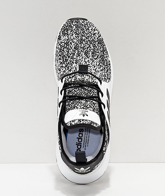 adidas xplorer grey black & white shoes