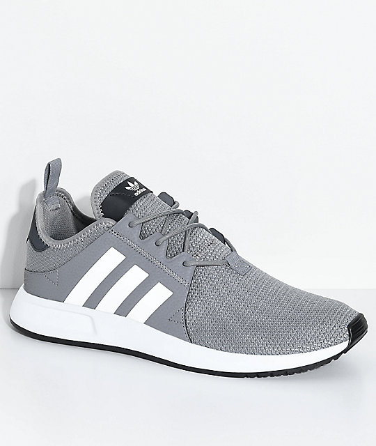 grey and white adidas