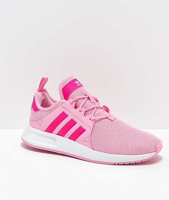 adidas Xplorer Pink &amp; White Shoes Zumiez