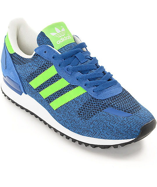 adidas green and blue shoes