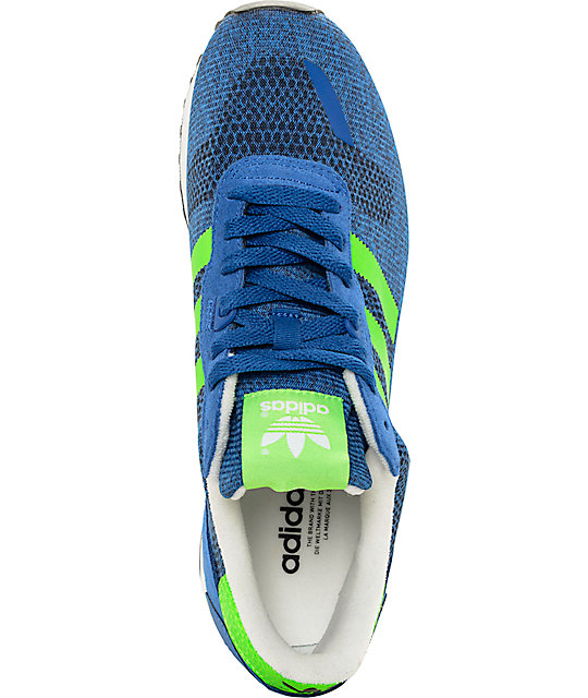 adidas ZX 700 IM Blue & Green Shoes | Zumiez