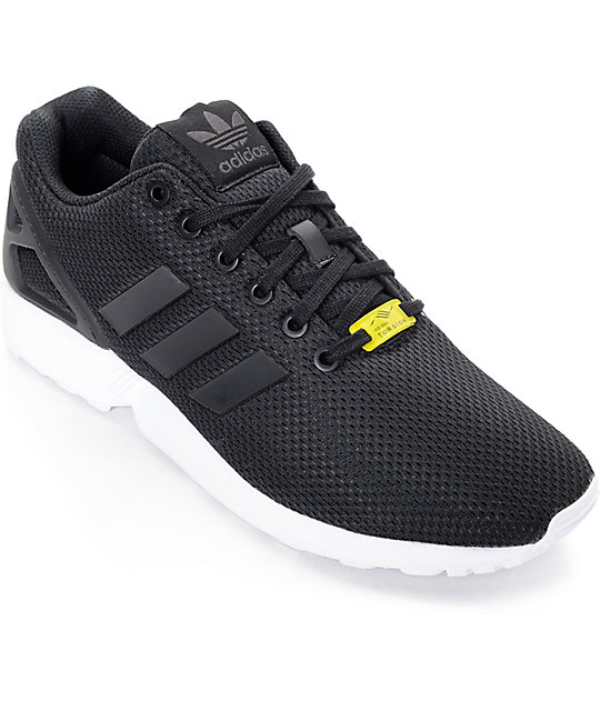 adidas flux zx black and white