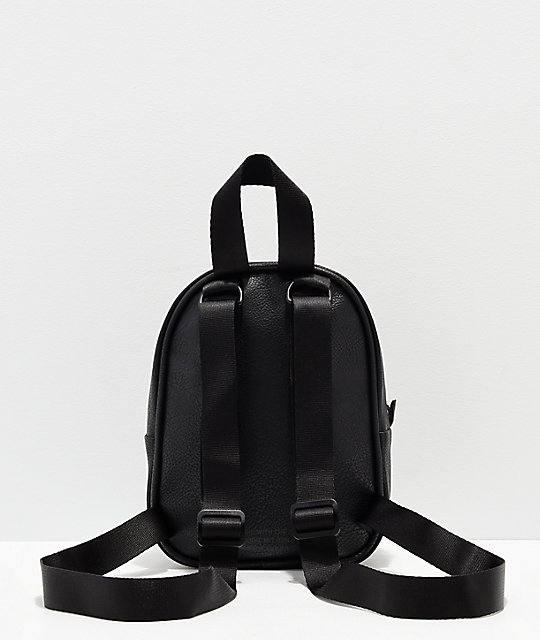 mochila adidas piel negra