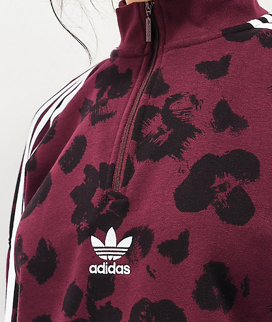 sudadera adidas estampado flores
