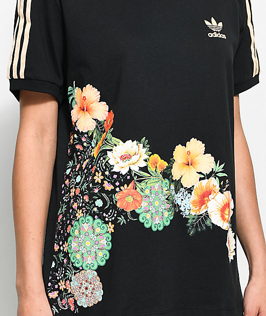 adidas original floral shirt