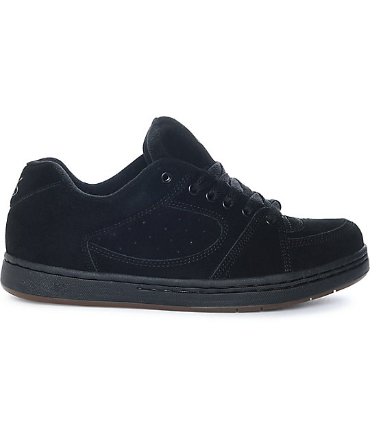 eS Accel OG Black & Gum Skate Shoes | Zumiez