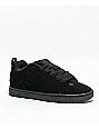 DC Court Graffik All Black Skate Shoes | Zumiez