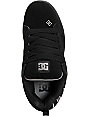 DC Court Graffik SE Black & Grey Splat Skate Shoes | Zumiez