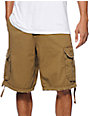 Free World Debacle Dark Khaki Cargo Shorts | Zumiez