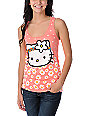 Mighty Fine x Hello Kitty Daisy Hunter Coral Tank Top | Zumiez