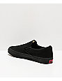 Vans Classic Slip On Black Monochromatic Shoes | Zumiez