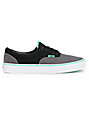 Vans Era Charcoal, Black, & Mint Green Skate Shoes | Zumiez