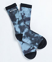 40s & Shorties Black Tie Dye Crew Socks