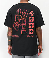 4Hunnid 4Real Hand camiseta negra