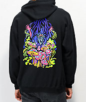 A-Lab Magic Fungi sudadera con capucha negra