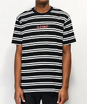 A Lost Cause En Vogue Stripe Black & White T-Shirt