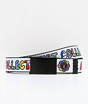 Artist Collective Flower Globe Web Belt