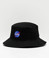 Artist Collective NASA Logo Black Bucket Hat