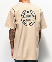 Brixton Oath Vanilla T-Shirt