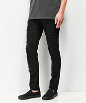 Broken Promises Dilated jeans negros ajustados