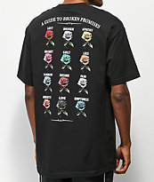 Broken Promises Field Guide camiseta negra
