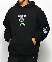 Broken Promises Thornless Black Hoodie