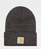 Carhartt Watch gorro gris oscuro