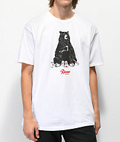 Casual Industrees x Rainier Bear camiseta blanca