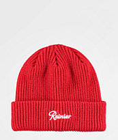 Casual Industrees x Rainier Red Beanie