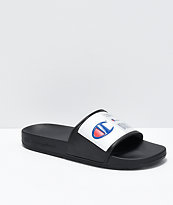 Champion IPO Jock sandalias negras y blancas