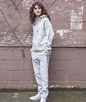 Champion Reverse Weave Allover Script Grey joggers grises