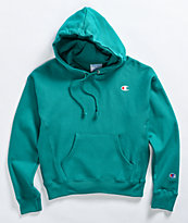 Champion Reverse Weave Aqua Green Hoodie