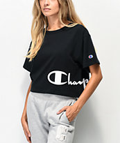 Champion Wrap Script camiseta corta negra