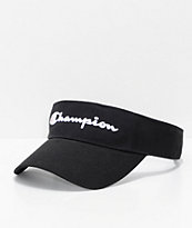 Champion visera negra de tela asargada y malla