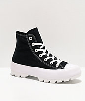 Converse CTAS Hi Black Lugged Shoes