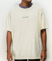 Converse Wordmark Oversize White Knit T-Shirt