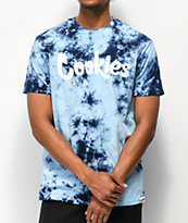 Cookies Blue Sky Navy & Light Blue Tie Dye T-Shirt